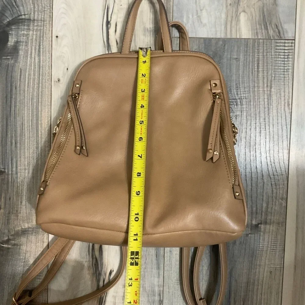 I.N.C International Concepts Giigi Backpack faux leather tan